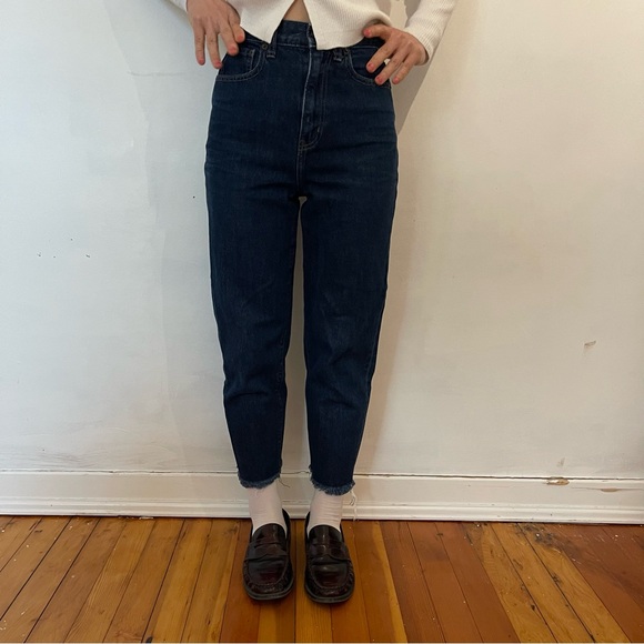 Denim - Dark Blue High-Rise Women’s Jeans